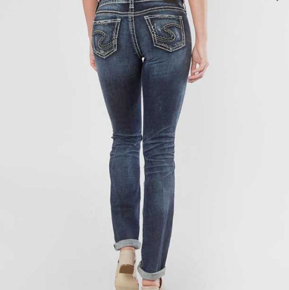 Silver suki straight stretch jeans